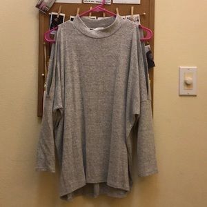 Cold Shoulder Mock Sweater